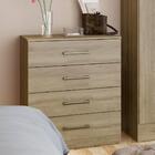 Cômoda 4 Gavetas 565 Noce Carraro