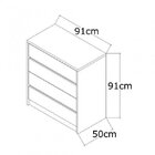 Cômoda 4 Gavetas 812   Marfim Areia