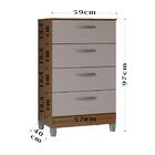 Comoda 4 Gavetas 865 Poqq