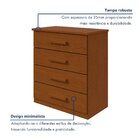 Cômoda 4 Gavetas 88 X 97,5cm Baião Frassino