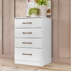 Cômoda 4 Gavetas 90x47x61 Cm  Ms913 Branco