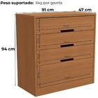 Comoda 4 Gavetas 91 Cm S824 Kappesberg