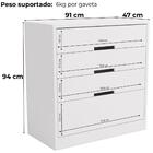 Comoda 4 Gavetas 91 Cm S824 Kappesberg