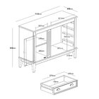 Cômoda 4 Gavetas + 1 Porta Branco