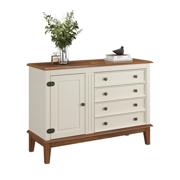 Cômoda 4 Gavetas + 1 Porta Off White