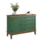Cômoda 4 Gavetas + 1 Porta Verde