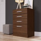 Cômoda 4 Gavetas Amazonita Decibal Cacau