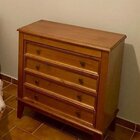 Cômoda 4 Gavetas Amêndoa