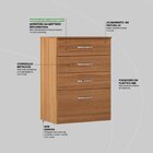 Cômoda 4 Gavetas Astral Amendola Touch