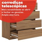 Cômoda 4 Gavetas Atria Amendôla Touch Demartez