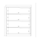 Cômoda 4 Gavetas Atria Avena Demartez