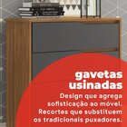 Cômoda 4 Gavetas Atria Demobile Amendola/grafito