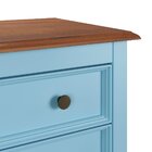Cômoda 4 Gavetas Azul Claro