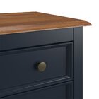 Cômoda 4 Gavetas Azul Petróleo