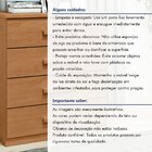 Cômoda 4 Gavetas Baião  Amêndoa Clean