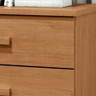 Cômoda 4 Gavetas Baião  Amêndoa Clean
