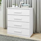 Cômoda 4 Gavetas Baião  Branco