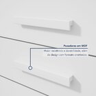 Cômoda 4 Gavetas Baião  Branco