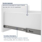 Cômoda 4 Gavetas Baião  Branco