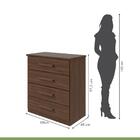 Cômoda 4 Gavetas Baião Plus Imbuia