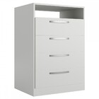 Cômoda 4 Gavetas Branco 610052 - Vedere