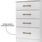 Cômoda 4 Gavetas Branco Ms913 Moval