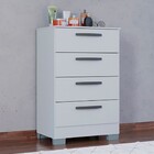 Cômoda 4 Gavetas Branco - Poquema