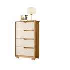 Cômoda 4 Gavetas Cinamomo / Off White