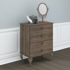 Cômoda 4 Gavetas Clássica  Rústico