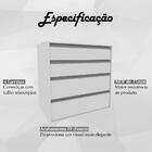 Comoda 4 Gavetas Co19 Novam