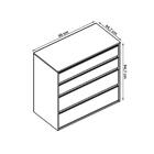 Comoda 4 Gavetas Co19 Novam