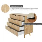 Cômoda 4 Gavetas Com Pés Ipanema