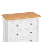 Cômoda 4 Gavetas Com Trocador Nest Branco/carvalho