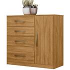 Comoda 4 Gavetas E 1 Porta 7070 Moval