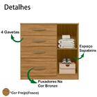 Comoda 4 Gavetas E 1 Porta 7070 Moval