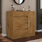 Cômoda 4 Gavetas E 1 Porta Exellence Araplac