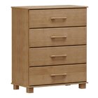 Cômoda 4 Gavetas Em Madeira Maciça Ouro Freijó