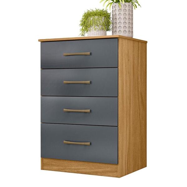 Cômoda 4 Gavetas Em Mdp Moval Móveis