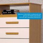 Cômoda 4 Gavetas Flex Color 100% Mdf 57cm Jéssica Espresso Mó