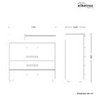 Cômoda 4 Gavetas Flex Munique Albatroz