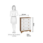 Cômoda 4 Gavetas Junior New Móveis Peroba