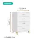 Cômoda - 4 Gavetas Legno