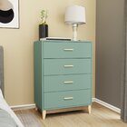 Cômoda 4 Gavetas Legno Movelbento Oliva