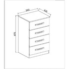 Cômoda 4 Gavetas Marechal Genialflex