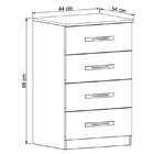 Cômoda 4 Gavetas Marechal Genialflex