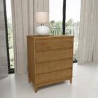 Comoda 4 Gavetas Mdf 81 Cm 2801 Milani Store
