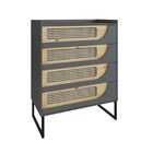 Cômoda 4 Gavetas Mdf/mdp 85 Cm Apolo