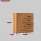 Cômoda 4 Gavetas Montevidéu Amendola Touch