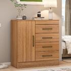 Comoda 4 Gavetas Montevideu Com Pe Amendola Touch - Demóbile