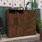 Cômoda 4 Gavetas Nugel Malbec